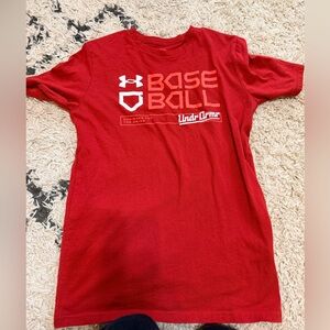 Under Armour Scarlet Red Tee